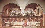 Domenico Ghirlandaio Last Supper (mk08) oil painting reproduction
